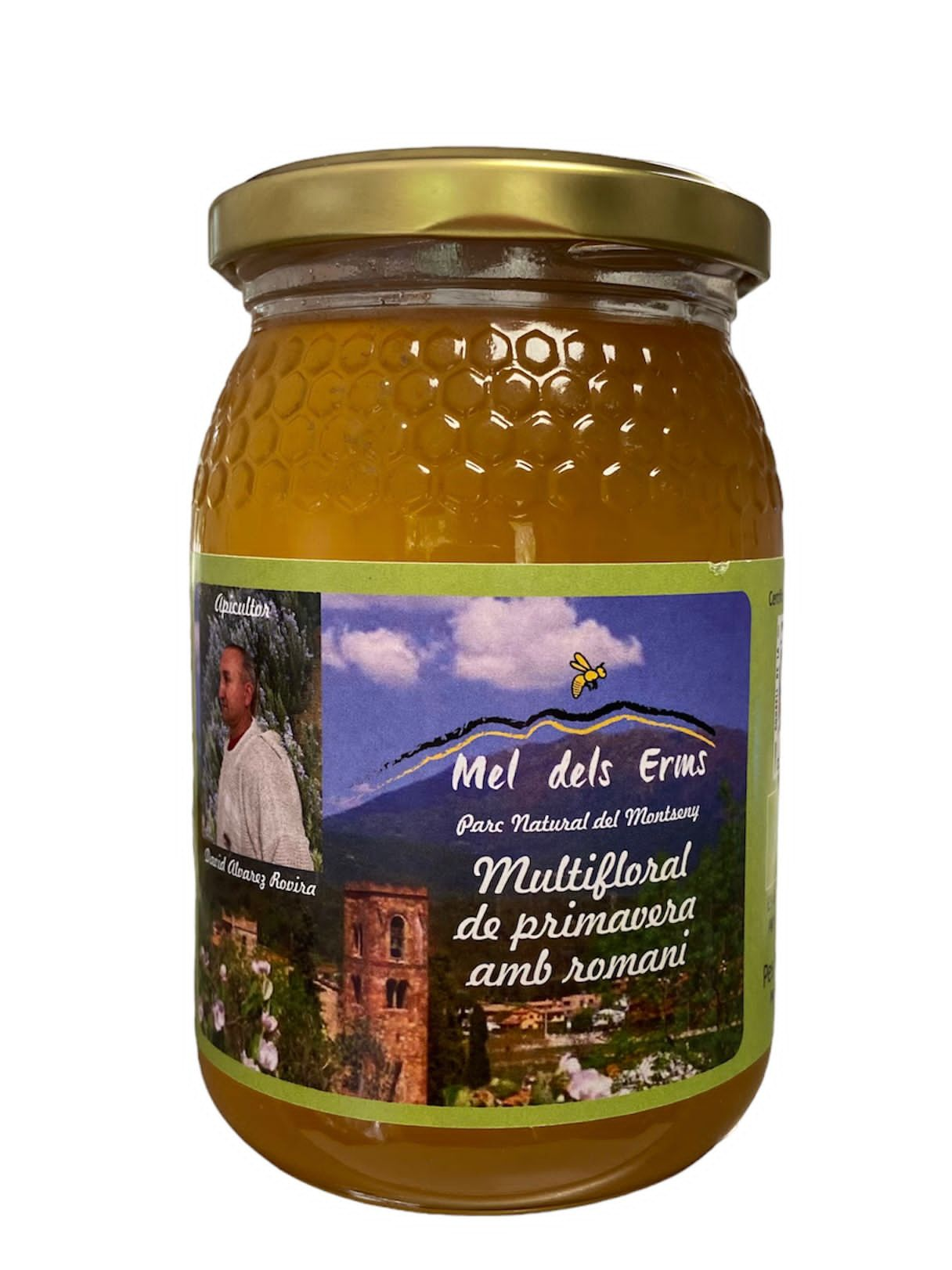 Mel multifloral de primavera amb romaní - 1000 gr